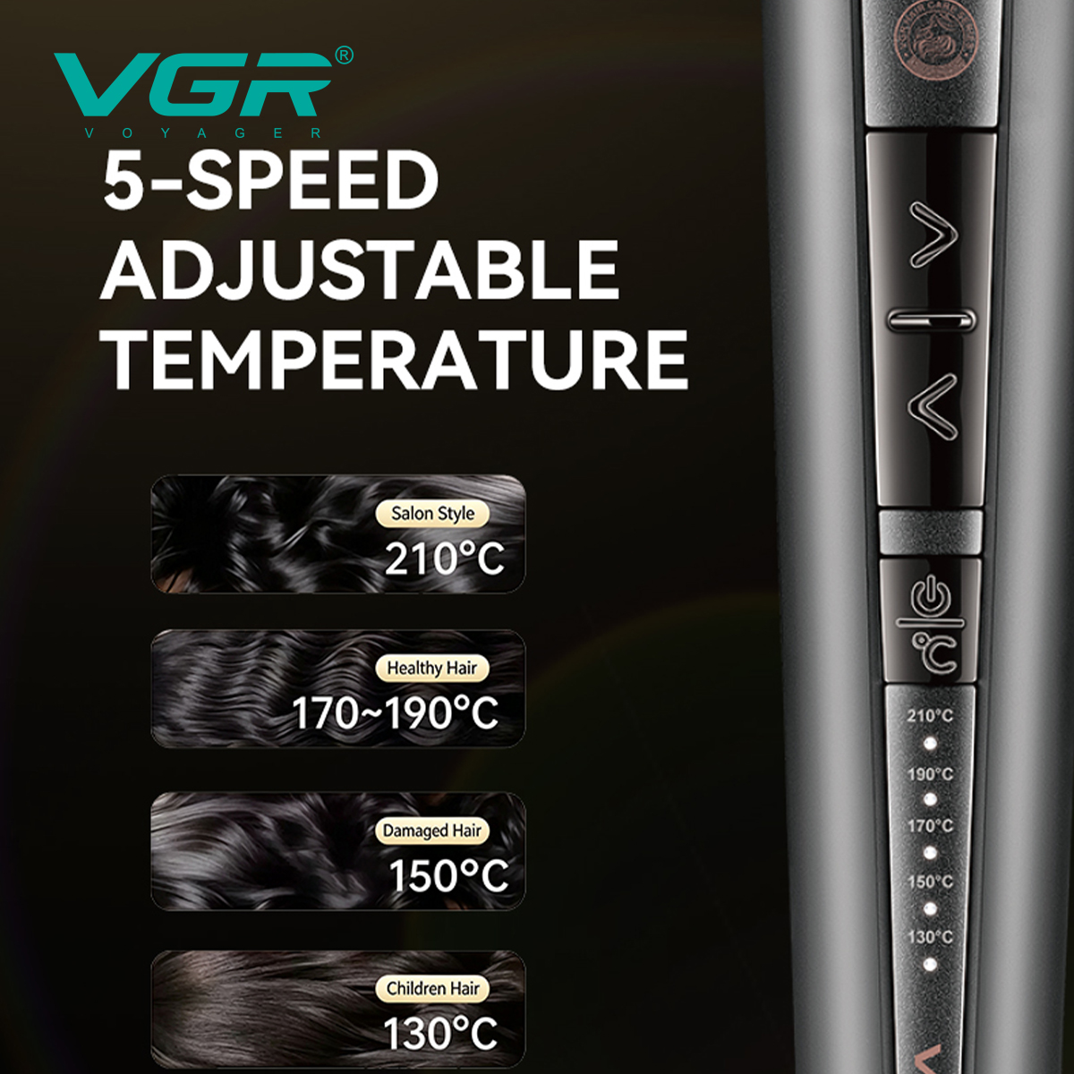 مكواة تجعيد الشعر الأوتوماتيكية VGR V-581 - الصورة 10