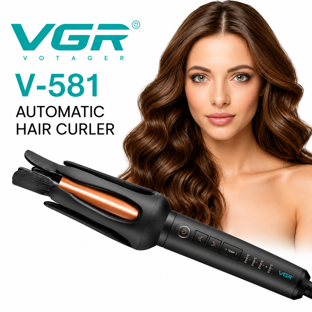 مكواة تجعيد الشعر الأوتوماتيكية VGR V-581 - الصورة 3